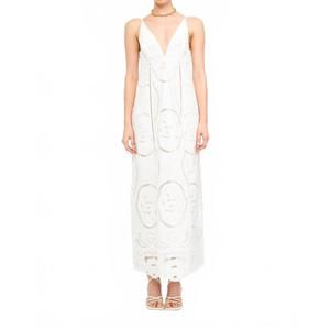NEW SOFIE THE LABEL hadley maxi dress in off-white